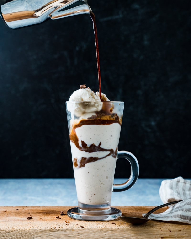 Coffee and ice cream