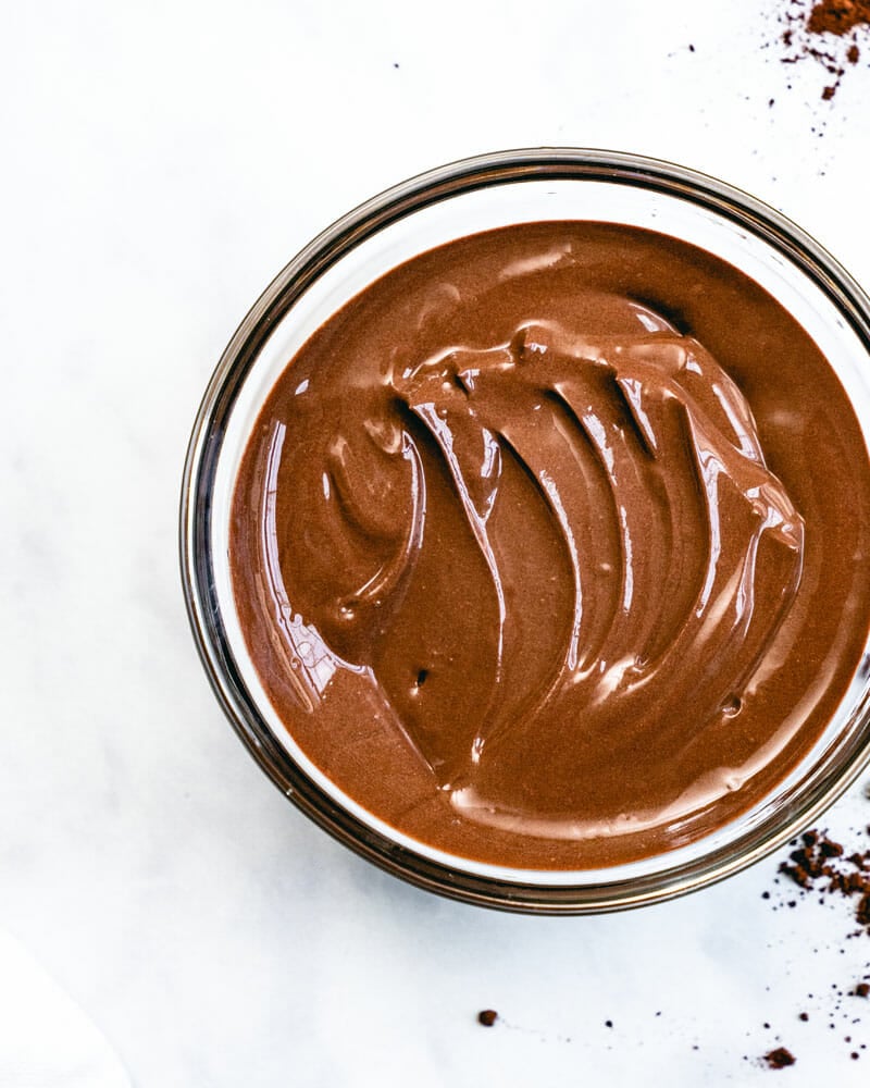 Healthy chocolate pudding