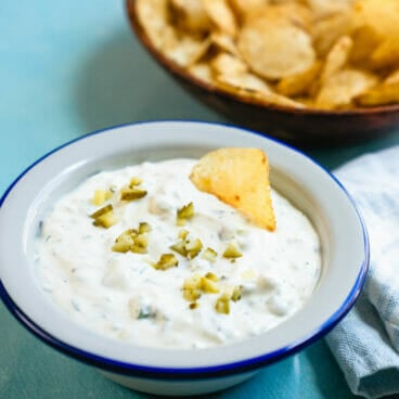 Dill pickle dip
