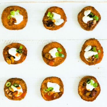 Loaded Sweet Potato Bites
