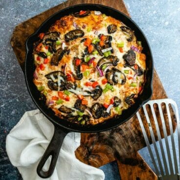 Cast iron pizza