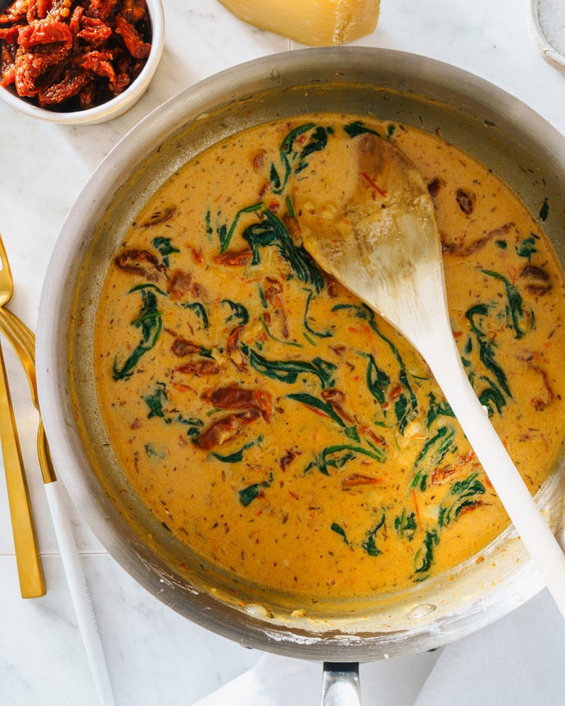 Sun Dried Tomato Cream Sauce